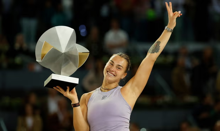 Tin tức thể thao sáng 4-5: Barca hơn Real Madrid 7 điểm, Sabalenka vô địch Madrid Open - Ảnh 2.