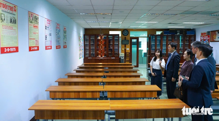 Lãnh đạo tập đoàn đầu tư lớn nhất Việt Nam thăm và làm việc với Tuổi Trẻ - Ảnh 4.