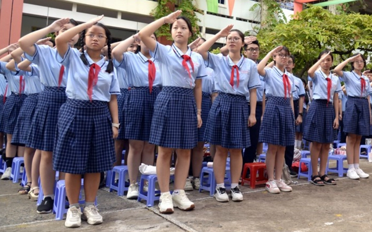 Khảo sát vào lớp 6 Trường Trần Đại Nghĩa: Thí sinh thích thú với câu hỏi "Tiếng Việt có màu gì?"   - Ảnh 3.