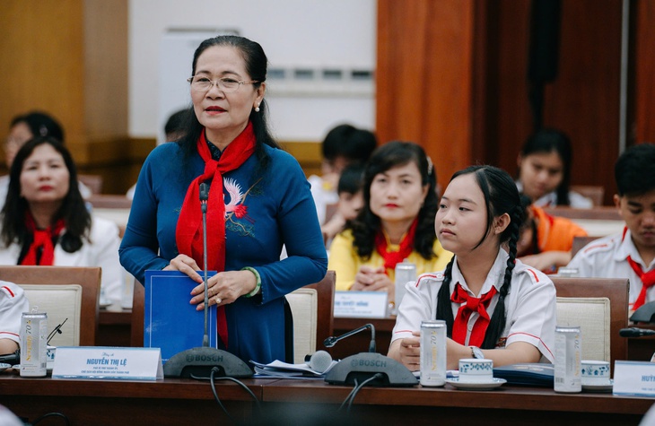 Thiếu nhi TP.HCM đề xuất nhiều ý tưởng thiết thực với lãnh đạo TP.HCM - Ảnh 4. thiếu nhi - Ảnh 4.