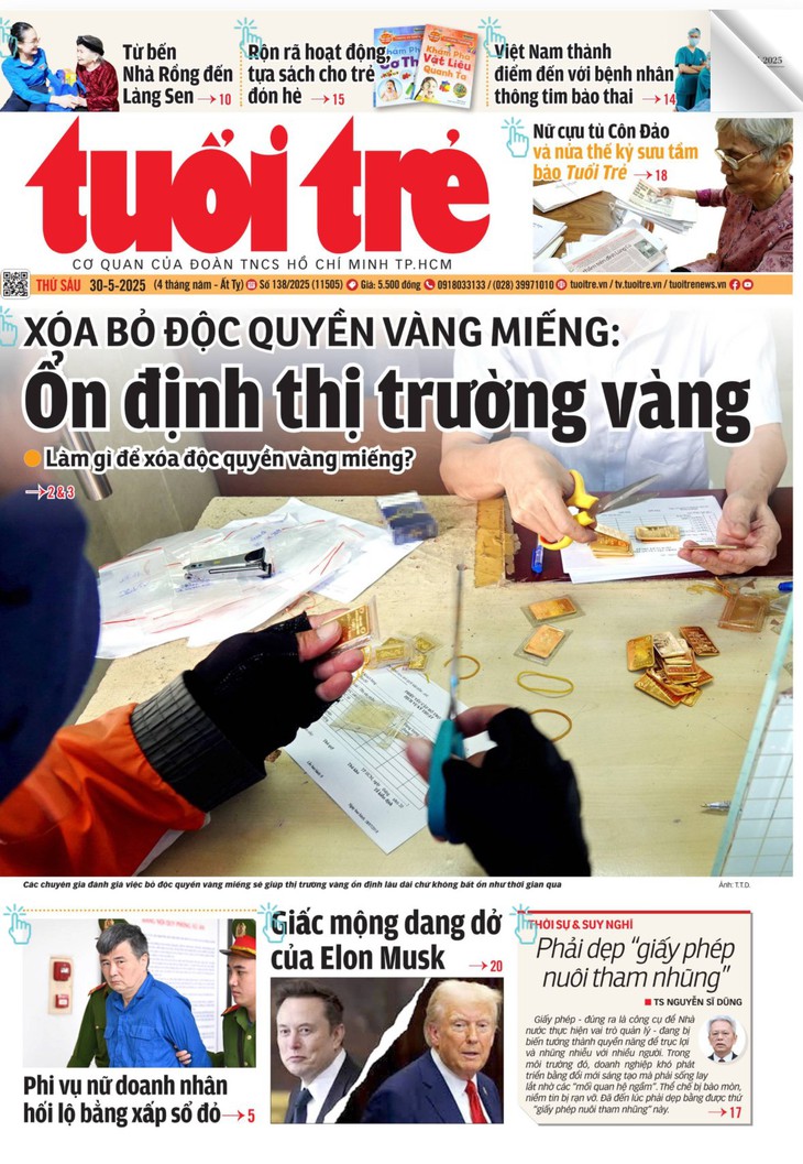 Giá vàng trong nước vẫn neo cao, chờ chính sách mới - Ảnh 2.
