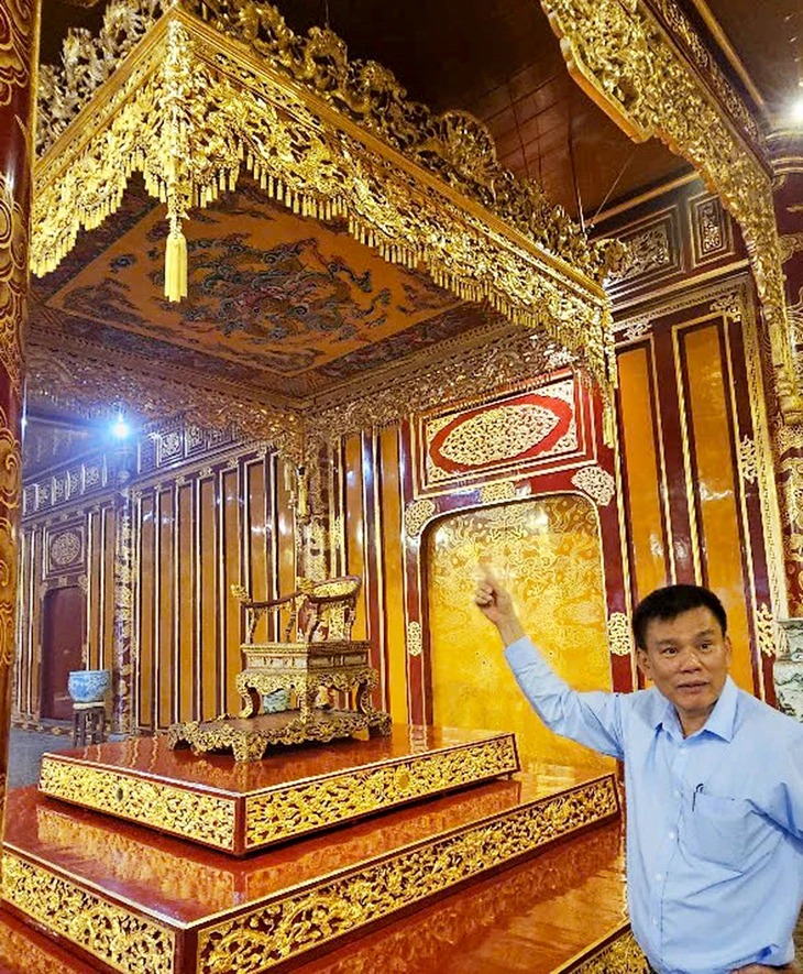 Chuyện lạ kinh thành Huế - Kỳ cuối: Đệ nhất xảo thủ làm ngai vàng - Ảnh 2. ngai vàng - Ảnh 2.