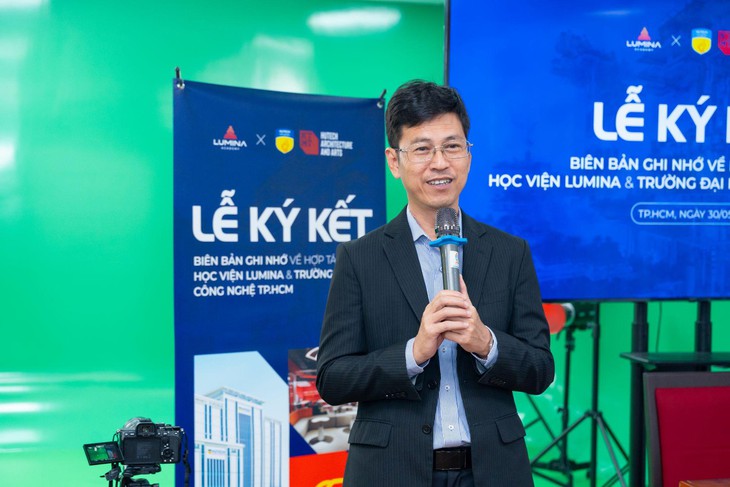 HUTECH khánh thành phòng thực hành ngành nghệ thuật số - Ảnh 3.