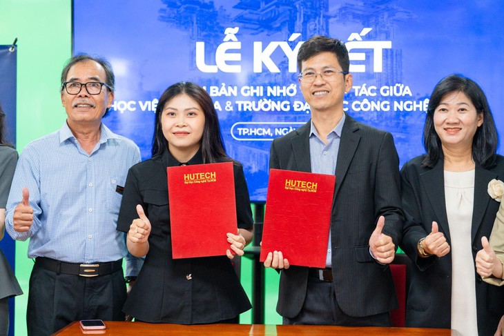 HUTECH khánh thành phòng thực hành ngành nghệ thuật số - Ảnh 4.