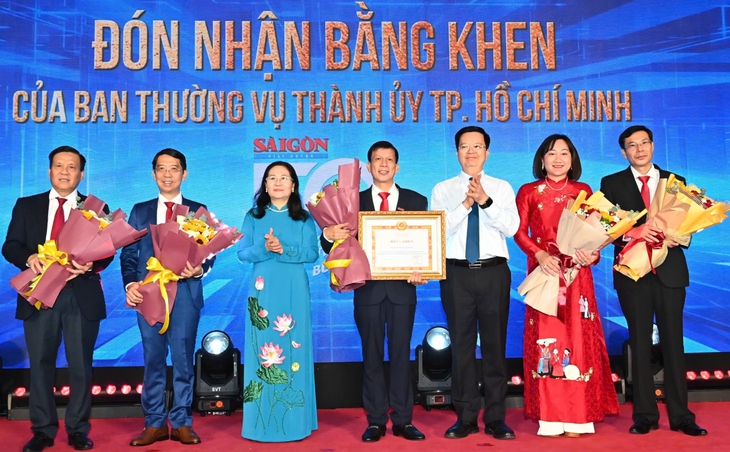 Báo Sài Gòn Giải Phóng kỷ niệm 50 năm ngày ra số báo đầu tiên - Ảnh 1. Báo Sài Gòn Giải Phóng kỷ niệm 50 năm ra số đầu tiên - Ảnh 1.