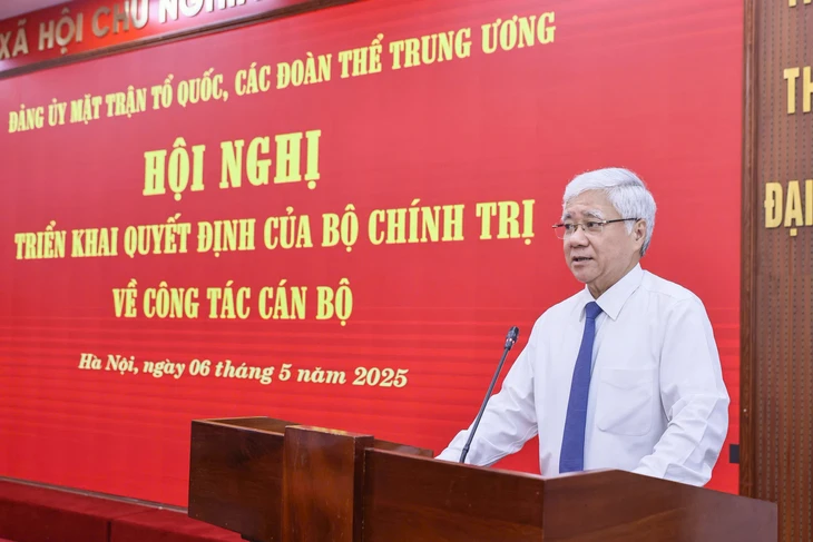 Ông Nguyễn Thái Học làm phó bí thư Đảng ủy Mặt trận Tổ quốc, các đoàn thể Trung ương - Ảnh 3.