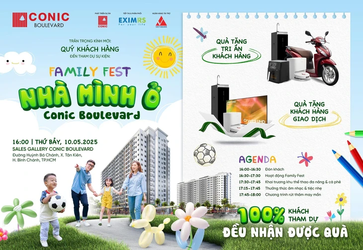 Mùa hè kết nối tại ‘Family Fest - Nhà mình ở Conic Boulevard’ - Ảnh 1.