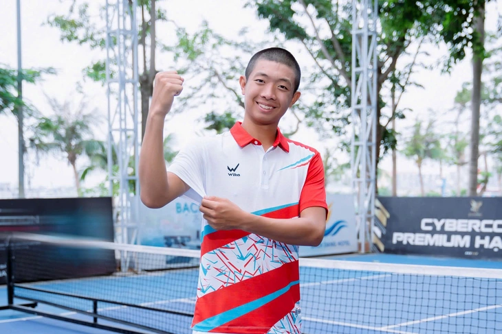 Quang Dương hào hứng giới thiệu pickleball Việt Nam với thế giới - Ảnh 1. Quang Dương hào hứng giới thiệu pickleball Việt Nam với thế giới - Ảnh 1.