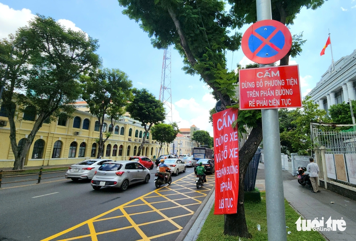 Có vạch mắt võng tại giao lộ Lê Duẩn - Tôn Đức Thắng, xe rẽ phải thuận lợi hơn - Ảnh 5.
