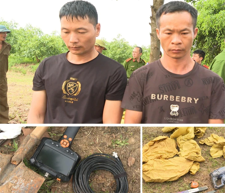 Tạm giữ hình sự hai nghi phạm Trung Quốc xâm phạm lăng mộ vua Lê Túc Tông - Ảnh 1.