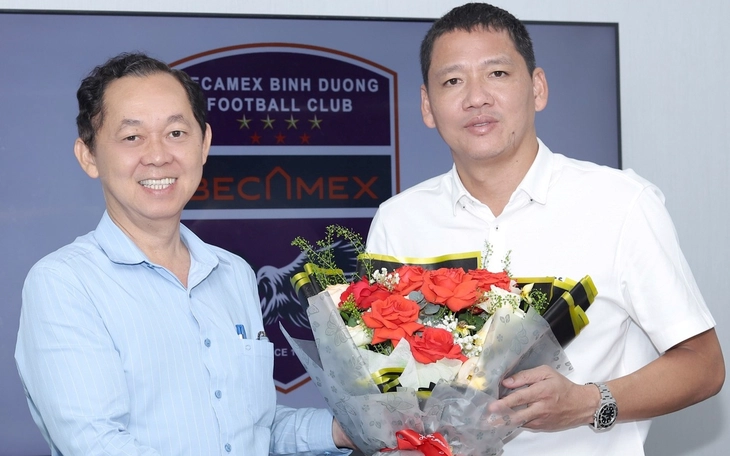 HLV Anh Đức ra mắt CLB Bình Dương, nói ít làm nhiều - Ảnh 2.