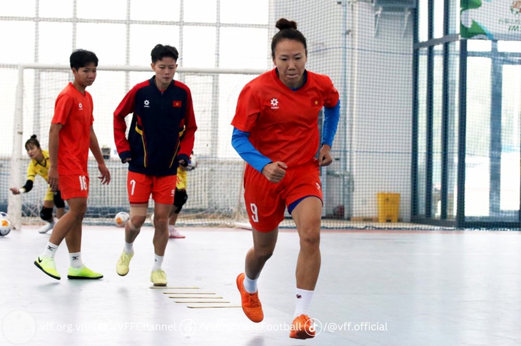 Futsal nữ Việt Nam hướng đến World Cup - Ảnh 1. futsal nữ Việt Nam - Ảnh 1.