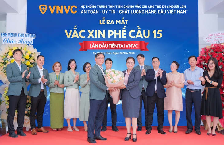 VNVC ra mắt và triển khai tiêm vắc xin phế cầu 15 tại Việt Nam - Ảnh 1.