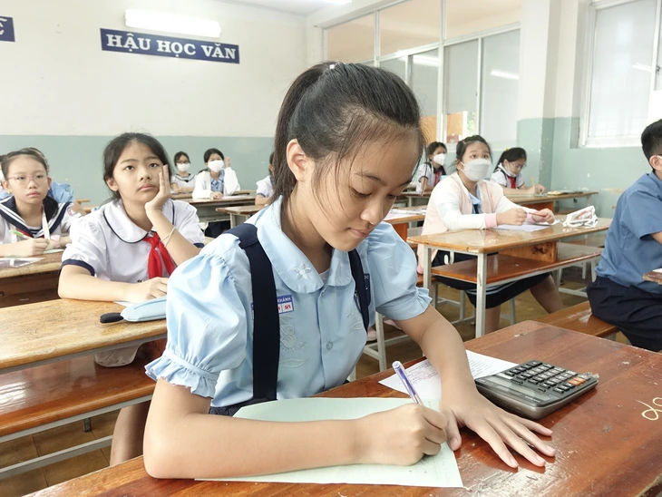 Trường THCS Nguyễn Hữu Thọ, Q.7, TP.HCM thi tuyển đầu vào lớp 6 ra sao? - Ảnh 1.