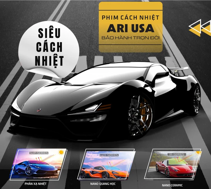 Phim cách nhiệt ARI: Cách nhiệt cao, tự phục hồi vết xước - Ảnh 3.