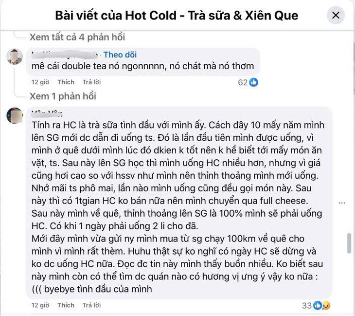 Hãng trà sữa nổi tiếng ở TP.HCM 14 năm tuổi sắp ngừng hoạt động - Ảnh 2.