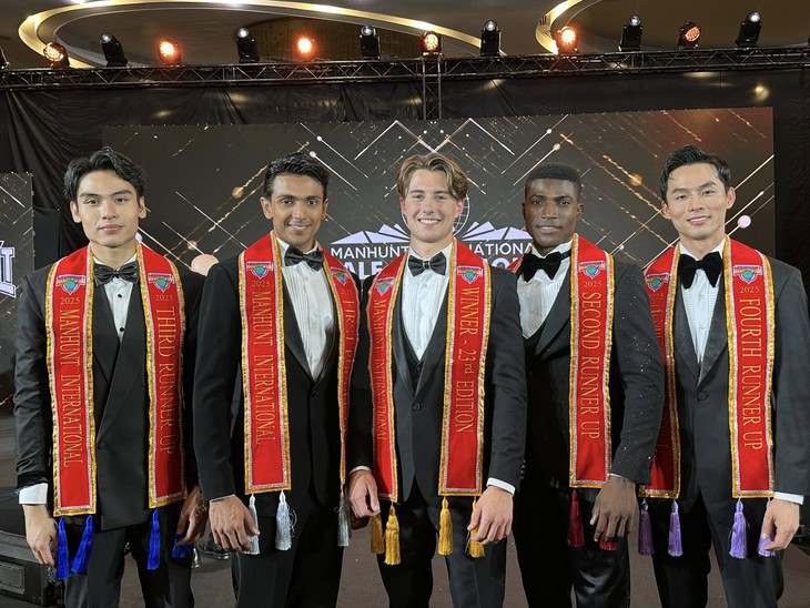 Pháp đăng quang Manhunt International 2025, Vũ Linh là á vương 4 - Ảnh 1. Manhunt International - Ảnh 1.