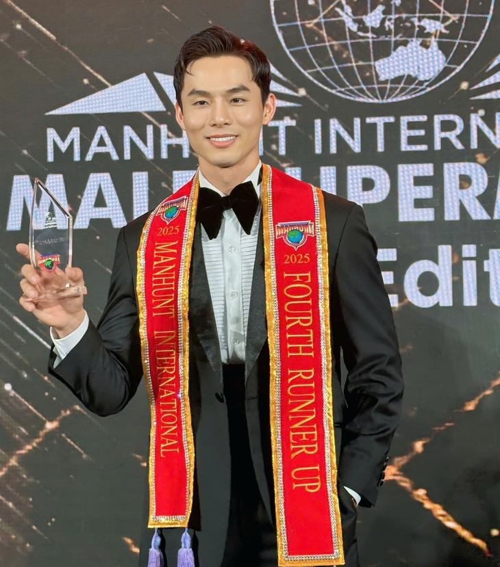 Pháp đăng quang Manhunt International 2025, Vũ Linh là á vương 4 - Ảnh 3. Manhunt International - Ảnh 3.