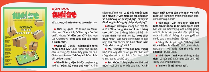Tuổi Trẻ Cuối Tuần số 22-2025: Mua sắm online - Thế hệ 'ngay lập tức' - Ảnh 2.