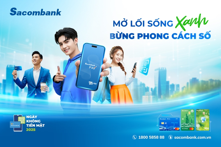 Sacombank đồng hành cùng Ngày không tiền mặt 2025 góp phần thúc đẩy kinh tế số - Ảnh 1.