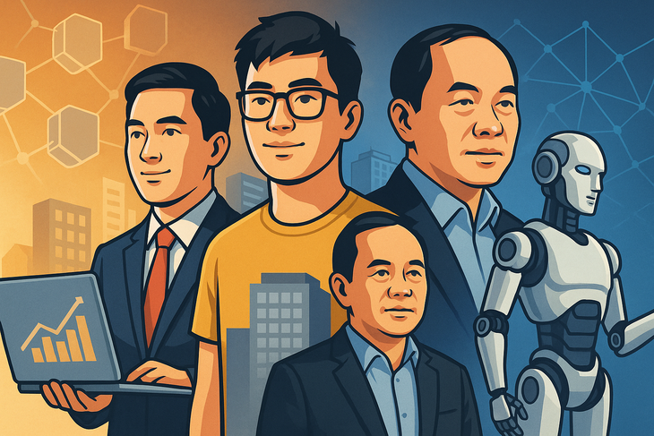 Thiếu gia nhà các tỉ phú Việt lộ diện ở công ty blockchain, ứng dụng người máy - Ảnh 1.