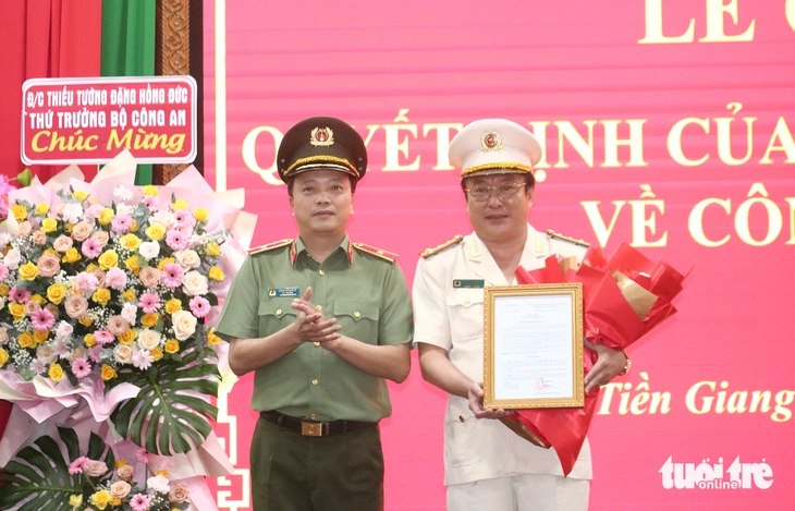 Điều động giám đốc Công an tỉnh An Giang làm giám đốc Công an tỉnh Tiền Giang - Ảnh 1.