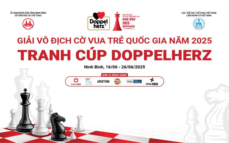 Doppelherz tài trợ chính cho Giải vô địch cờ vua trẻ quốc gia 2025 - Ảnh 1.