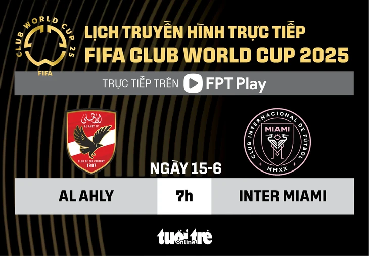 Lịch trực tiếp trận khai mạc FIFA Club World Cup 2025: Xem Messi, Suarez thi đấu - Ảnh 1.