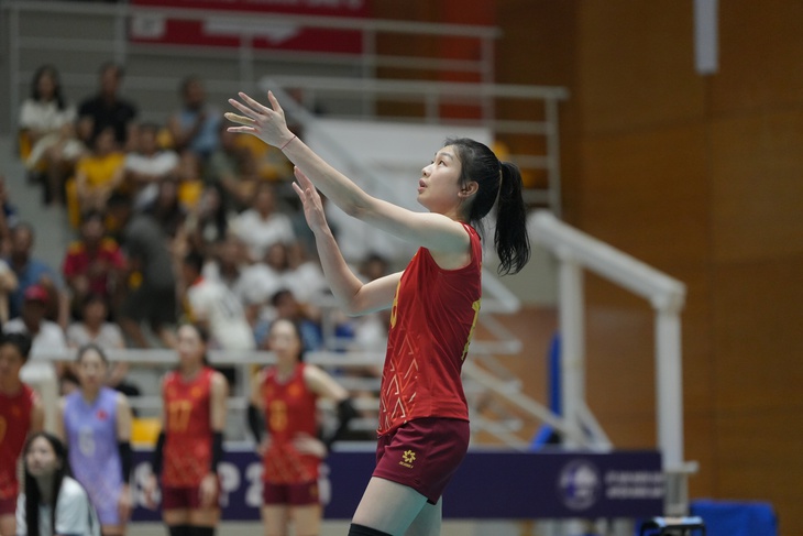 Những nữ VĐV bóng chuyền xinh đẹp, tỏa sáng tại AVC Nations Cup 2025 - Ảnh 9.