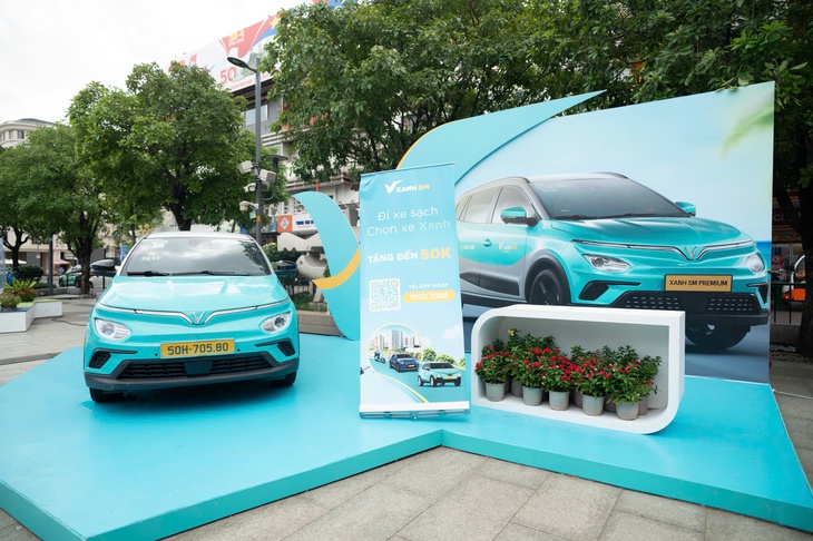 Đến ngày hội Ting ting day: Đi taxi điện Xanh SM không cần ví, chỉ cần chạm - Ảnh 2.
