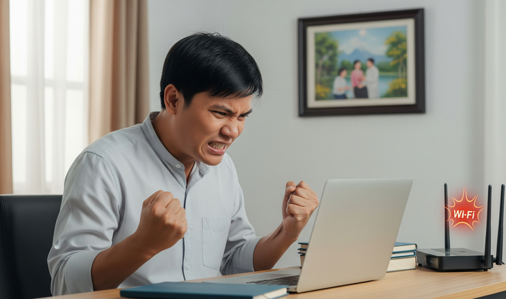 Vì sao WiFi lúc nhanh lúc chậm dù bạn ngồi yên một chỗ? - Ảnh 1.
