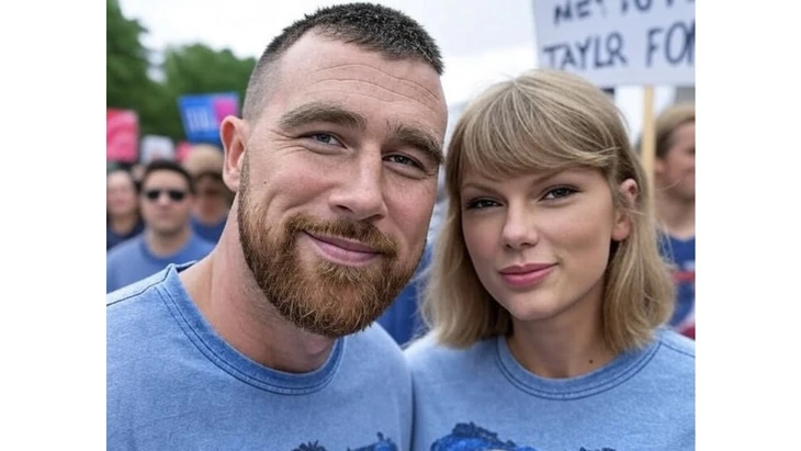 Thông tin ca sĩ Taylor Swift biểu tình phản đối chính sách của ông Trump là giả - Ảnh 1. Taylor Swift - Ảnh 1.