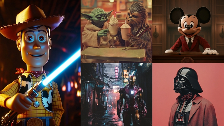 Vì sao Midjourney là mục tiêu vụ kiện AI đầu tiên của Hollywood, mà không phải ChatGPT? - Ảnh 6. Hollywood - Ảnh 4.