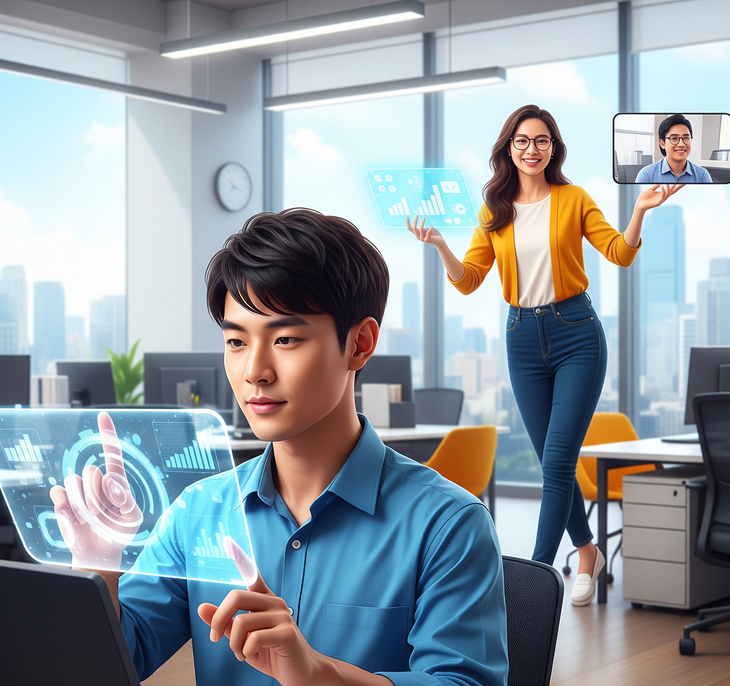 Hybrid working - Ảnh 1.