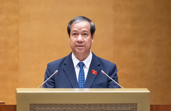 Đại biểu nói thông tư dạy thêm - học thêm chưa hiệu quả, Bộ trưởng nói việc đánh giá hơi sớm - Ảnh 1. Đại biểu nói thông tư dạy thêm - học thêm chưa hiệu quả, Bộ trưởng nói việc đánh giá hơi sớm - Ảnh 1.