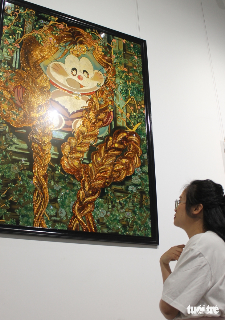 Ngắm nhìn loạt tác phẩm độc lạ về Doraemon trong triển lãm Phái sinh - Tái sinh - Ảnh 2. Doraemon - Ảnh 2.
