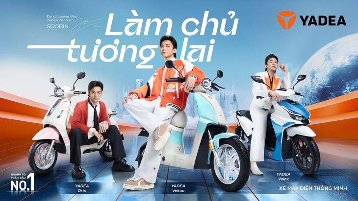 Yadea hợp tác Soobin Hoàng Sơn trình làng xe máy điện bản đặc biệt - Ảnh 1.