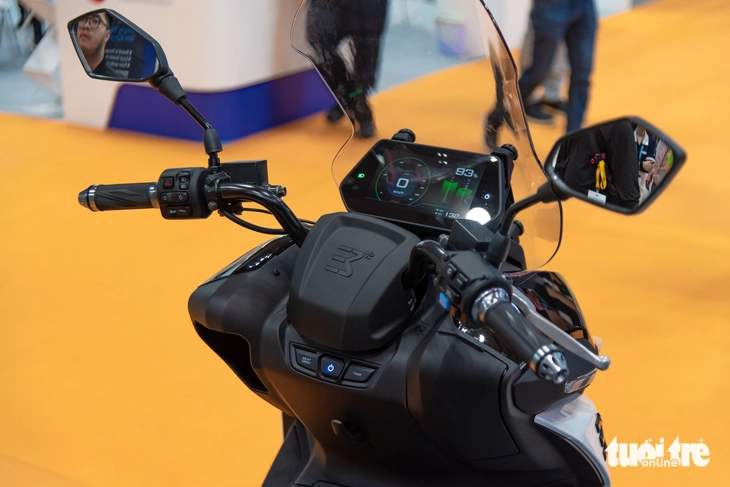 E3 Mobility Deux7 - Xe máy điện Hàn Quốc mới lạ về Việt Nam: Giá dự kiến 100 triệu đồng, nhỏ hơn SH, chạy 120km/sạc- Ảnh 8. xe máy điện - Ảnh 8.