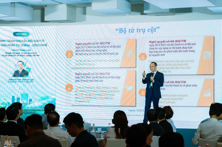 Dư nợ tín dụng xanh còn quá khiêm tốn - Ảnh 1.