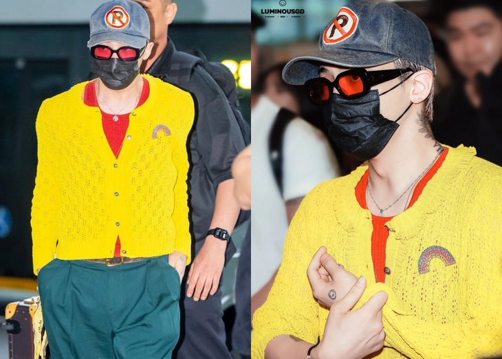 G-Dragon xuất hiện tại Hà Nội, fan reo hò náo loạn cả sân bay; Tempest tập dưỡng sinh ở phố đi bộ - Ảnh 1. G-Dragon - Ảnh 1.