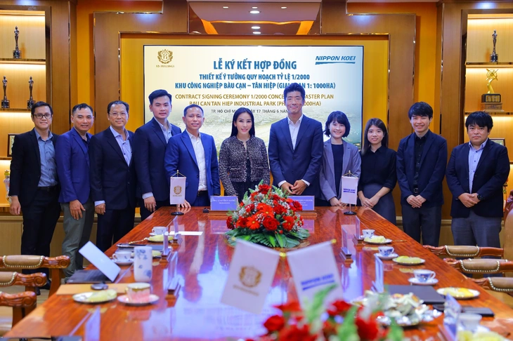 Công ty cổ phần KCN Tân Hiệp ký kết hợp đồng tư vấn quy hoạch KCN Bàu Cạn - Tân Hiệp với Nippon Koei - Ảnh 2.