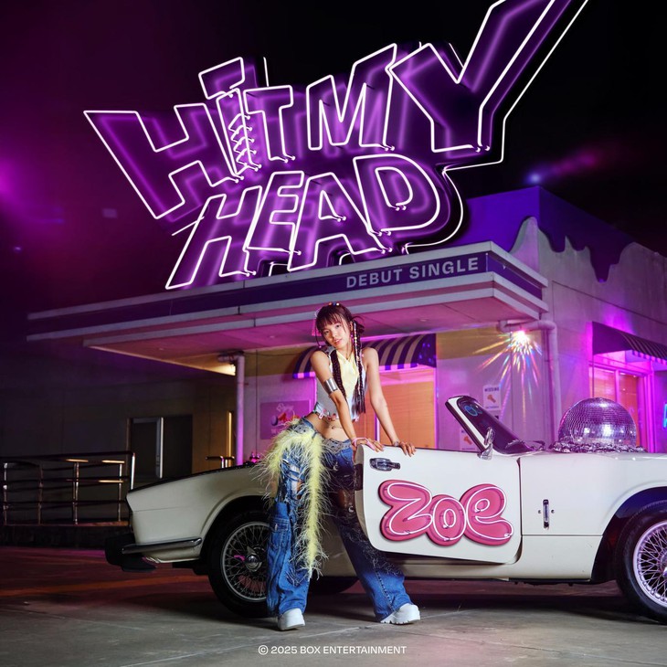 Zoe - tân binh nữ của làng nhạc ra mắt với ca khúc Hit my head - Ảnh 1.