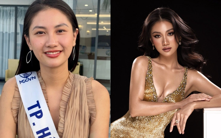 Xuân Hạnh kéo vali lên thảm đỏ, kết thúc nhiệm kì Hoa hậu Hoàn vũ Việt Nam - Ảnh 6.