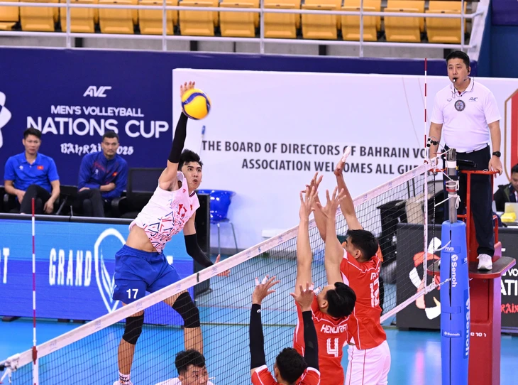 Bóng chuyền nam Việt Nam gục ngã trước Indonesia sau 5 set căng thẳng - Ảnh 1.