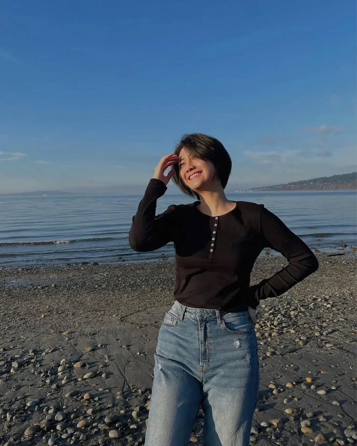 - Ảnh 4. Nhan sắc đời thường của Hoa hậu Hoàn vũ Phương Linh thời chưa biết trang điểm - Ảnh 6.