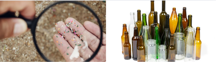Bất ngờ phát hiện vi nhựa trong chai thủy tinh gấp 50 lần chai nhựa - Ảnh 1.