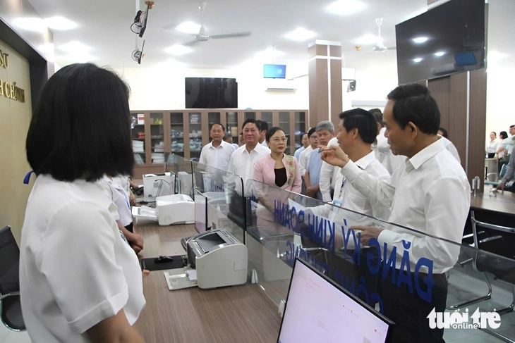 Ông Trần Lưu Quang kiểm tra công tác chuẩn bị vận hành chính quyền 2 cấp tại Ninh Thuận, Khánh Hòa - Ảnh 2.