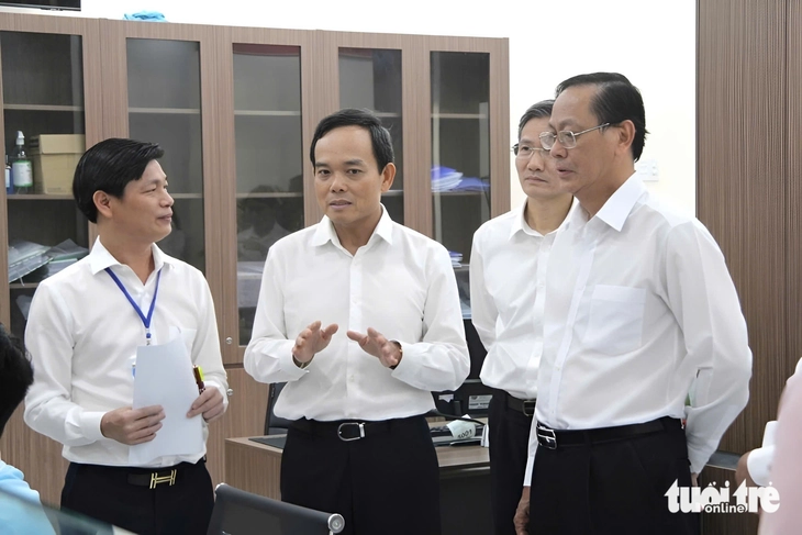 Ông Trần Lưu Quang kiểm tra công tác chuẩn bị vận hành chính quyền 2 cấp tại Ninh Thuận, Khánh Hòa - Ảnh 3.