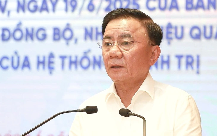 Ông Trần Cẩm Tú: Xử lý dứt điểm vụ án, vụ việc liên quan nhân sự đại hội Đảng - Ảnh 2.