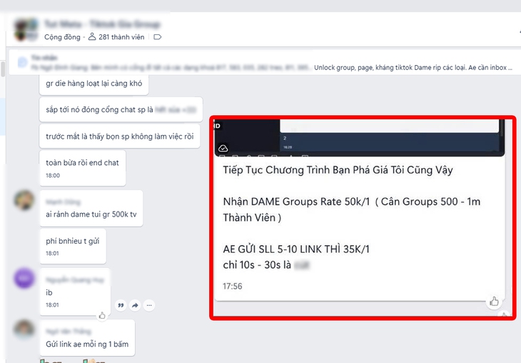 Nhiều đối tượng nhận làm ‘bay màu’ fanpage trên Facebook với giá 35.000 đồng - Ảnh 2.
